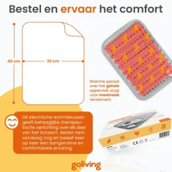 Goliving Warmtekussen - Warmte Kussen Voor Nek en Schouder - 3 Warmtestanden