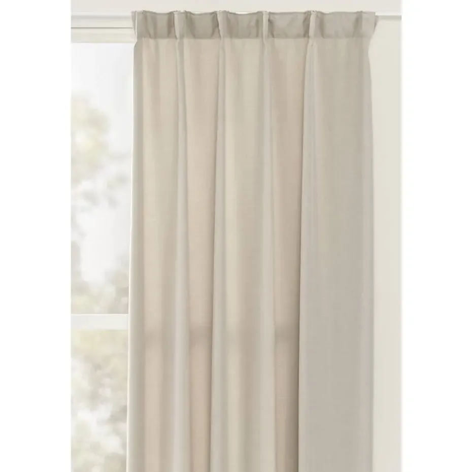 Gordijn Julian - beige - 140x280 cm (1 stuk)