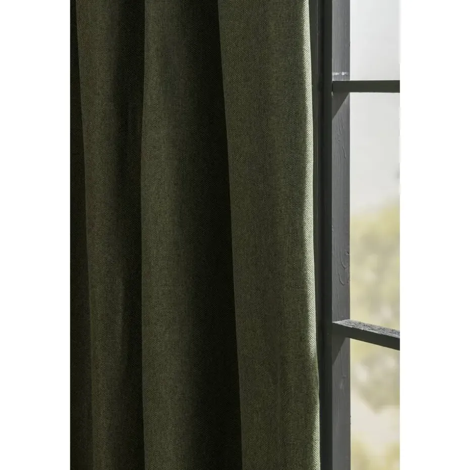 Gordijn Luca - groen - 140x280 cm (1 stuk)
