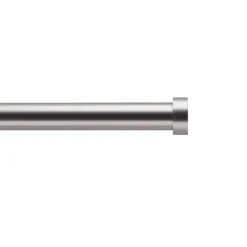 Gordijnroede - Uitschuifbaar - Stang van 125-240 cm - Zilver
