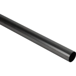 Gordijnroede 240cm - zwart metaal - Ø28mm (2016379)