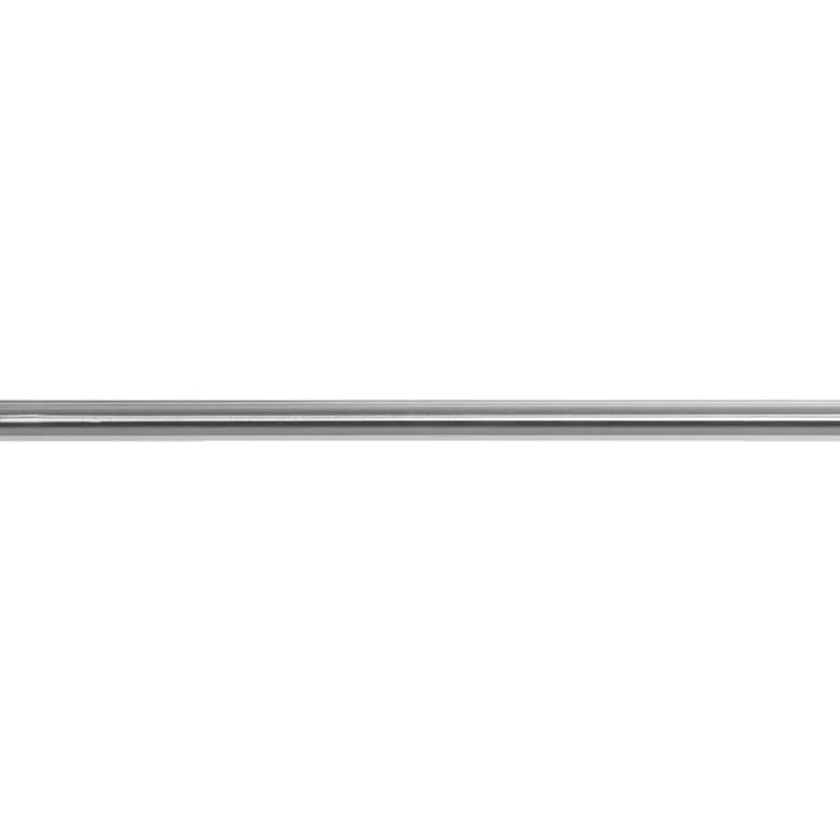 Gordijnroede 200cm grijs rvs - Ø28mm (1209046)