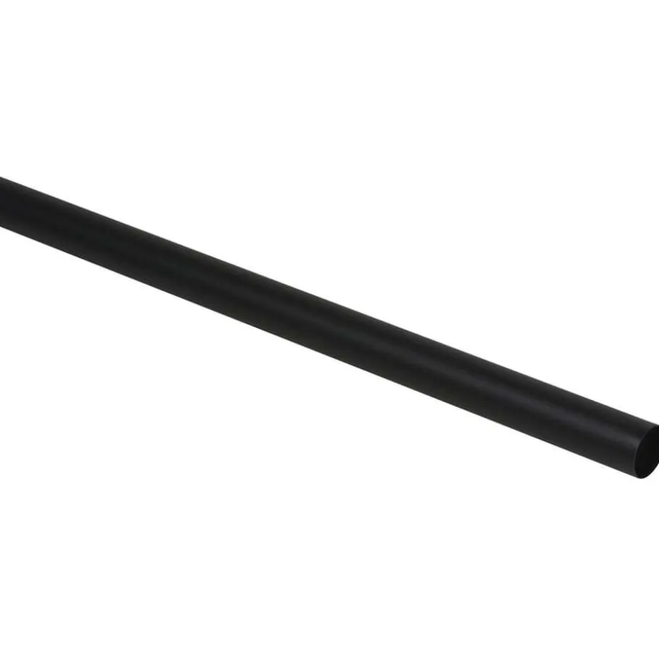 Gordijnroede 240cm zwart metaal - Ø16mm (1209078)