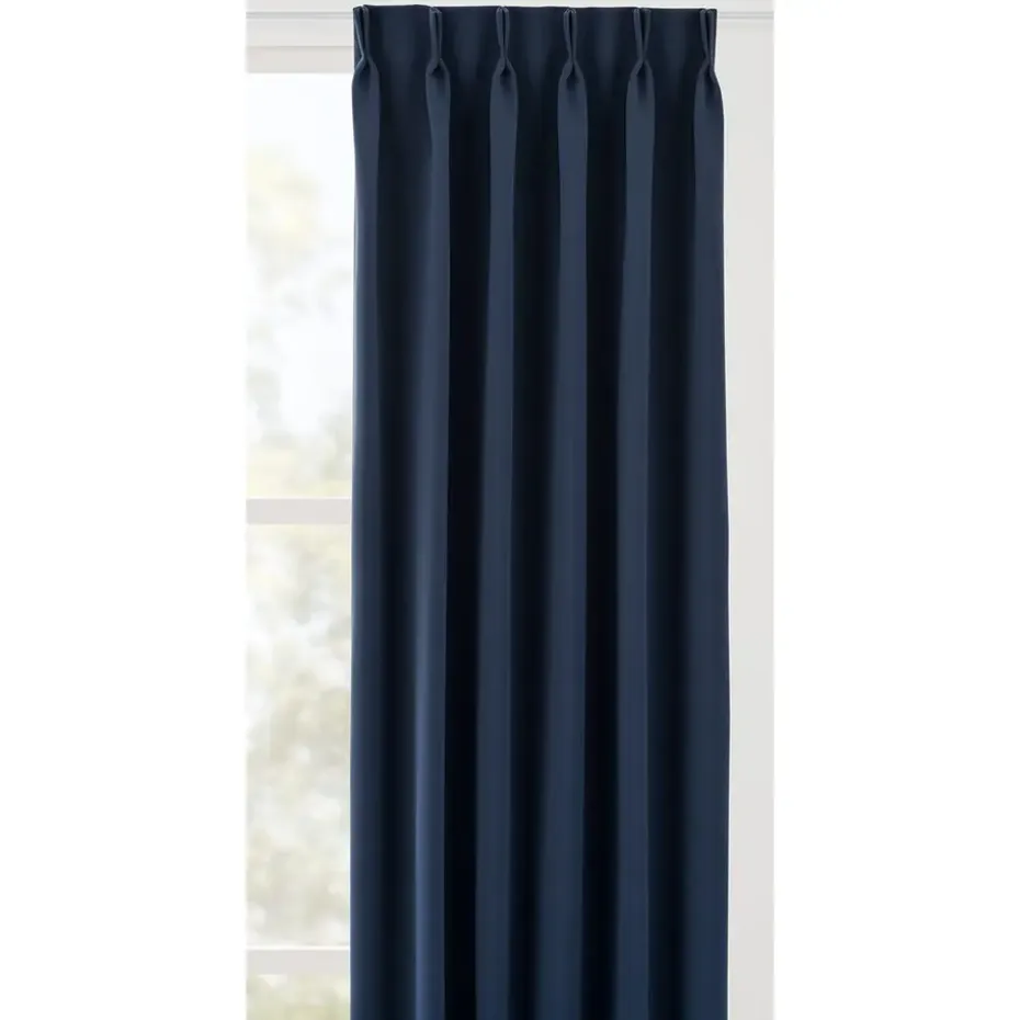 Gordijnstof Milano - donkerblauw