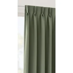 Gordijnstof Milano - grijs/groen