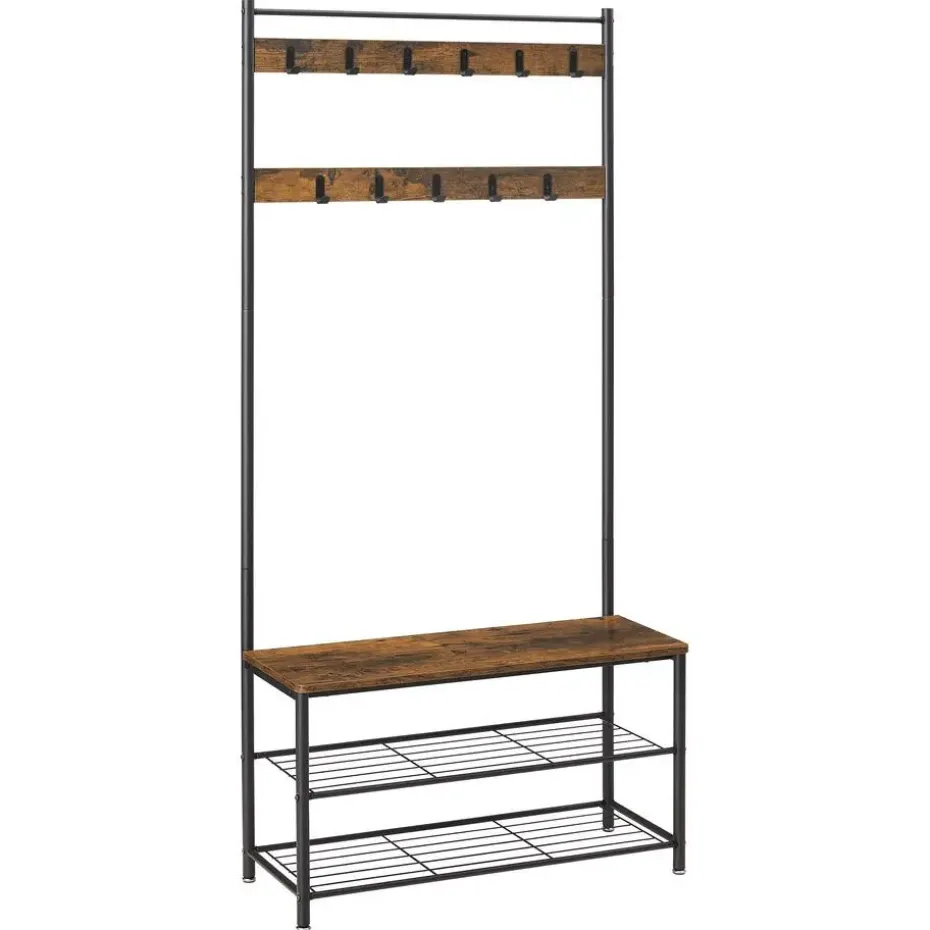 Groot Garderoberek XL met Schoenenbank 175 x 85 cm