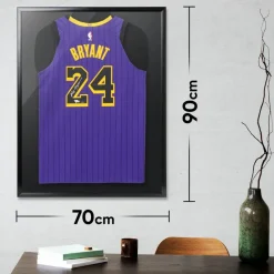 Grote XL Shirtkader - Shirts - 3D Box Frame - 70x90cm - Zwart