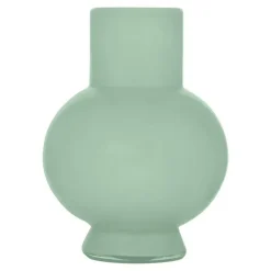 Hakbijl Glass Bloemenvaas Deborah - Groen - glas - D17 x H22 cm