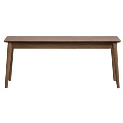 Halbankje Fenna - walnoot - 110x32x45 cm
