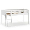 Halfhoogslaper Scottie 90x200 cm-wit