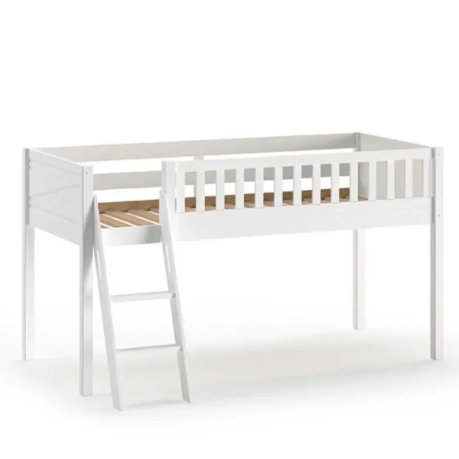 Halfhoogslaper Scottie 90x200 cm-wit