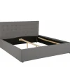 Hamar - Bed 180x200 cm in grijze stof