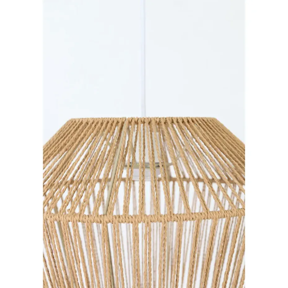 Hanglamp Caspian - Bruin/Wit- Ø40cm