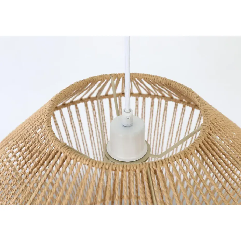 Hanglamp Caspian - Bruin/Wit- Ø40cm