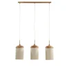 Hanglamp Dania - Naturel/Crème - 90x22x32cm - 3L