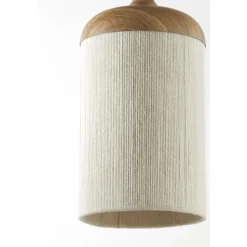 Hanglamp Dania - Naturel/Crème - 90x22x32cm - 3L
