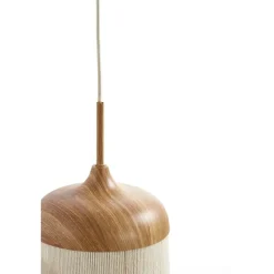 Hanglamp Dania - Naturel/Crème - 90x22x32cm - 3L