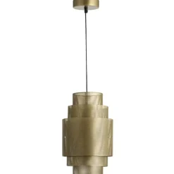 Hanglamp Granada E27 - goudkleur - 34,5xØ20,5 cm