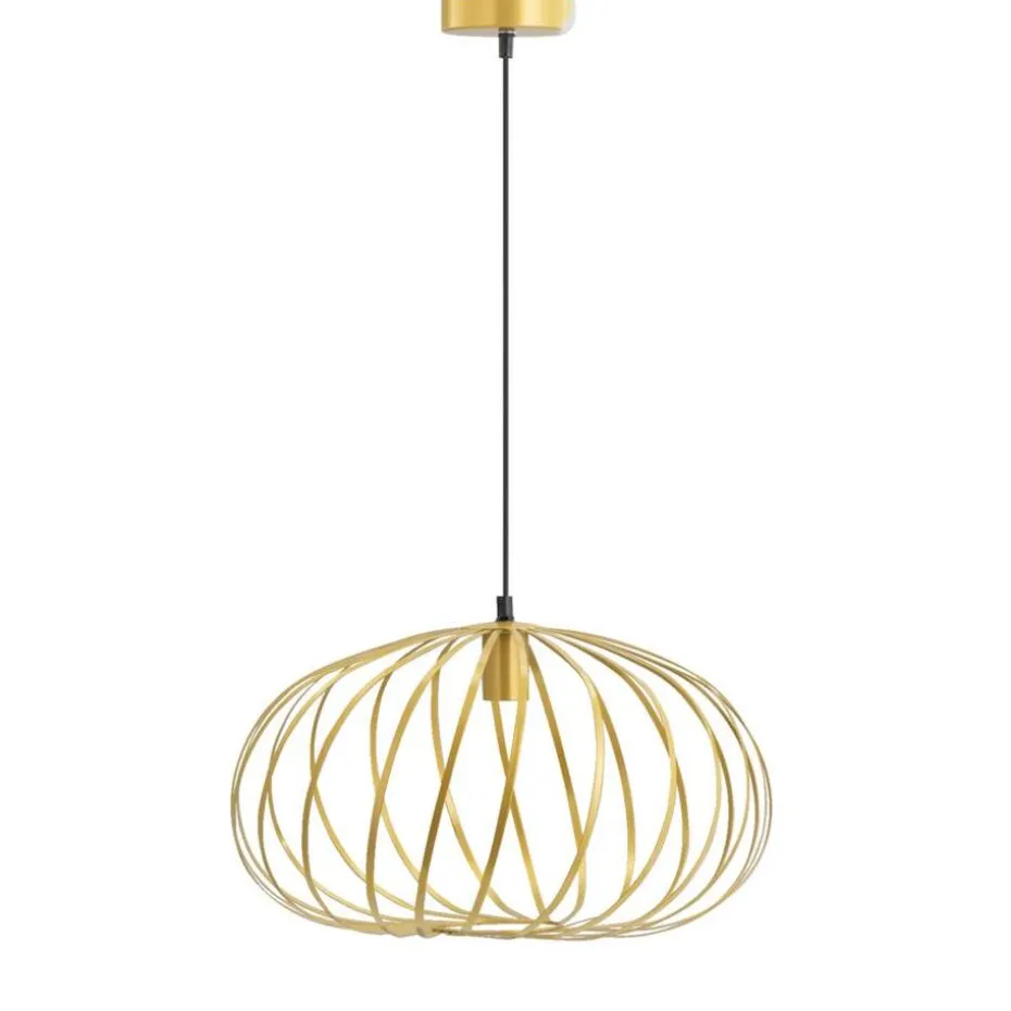 Hanglamp Pamplona E27 - goudkleur - 25xØ45,5 cm