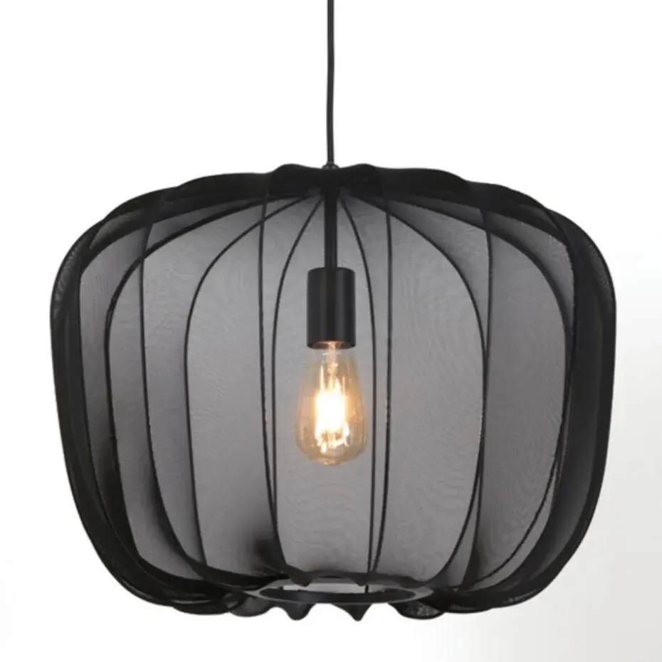 Hanglamp Plumeria - Zwart - Ø50cm