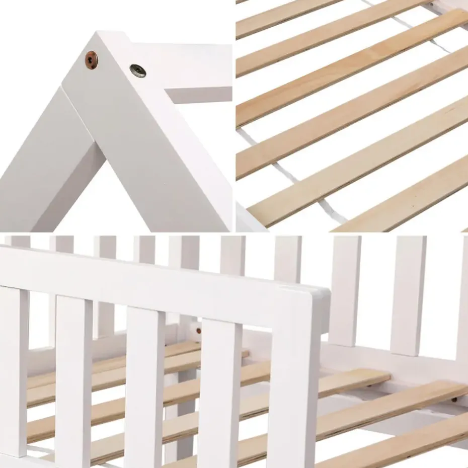Happy Garden Bed MARCEAU - Wit - Hout