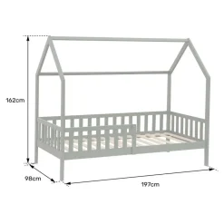 Happy Garden Bed MARCEAU - Wit - Hout