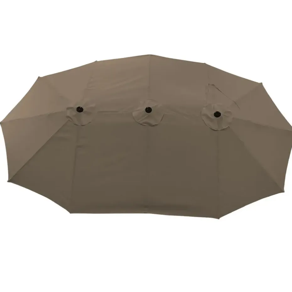 Happy Garden Parasol LINAI - Bruin - Stof