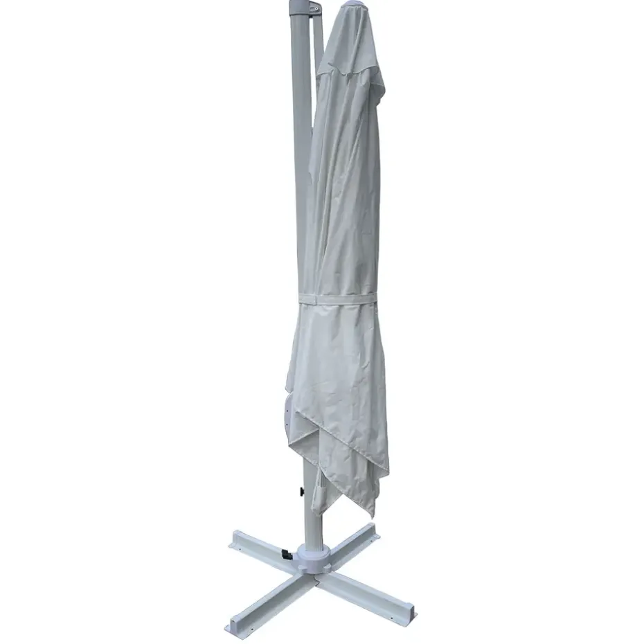 Happy Garden Parasol MOLOKAI - Wit - Aluminium