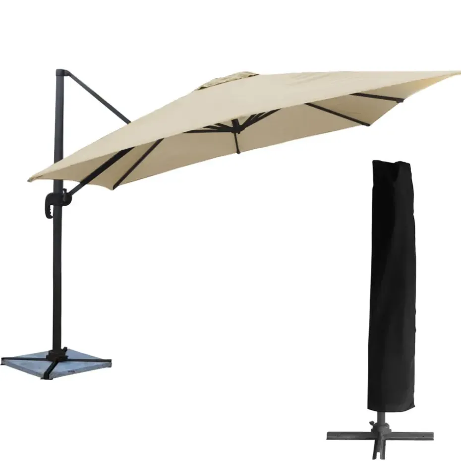 Happy Garden Parasol MOLOKAI - Beige - Aluminium