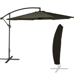 Happy Garden Parasol OAHU - Grijs - Staal