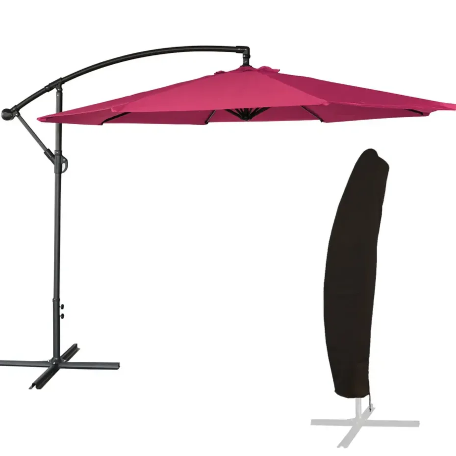 Happy Garden Parasol OAHU - Roze - Staal