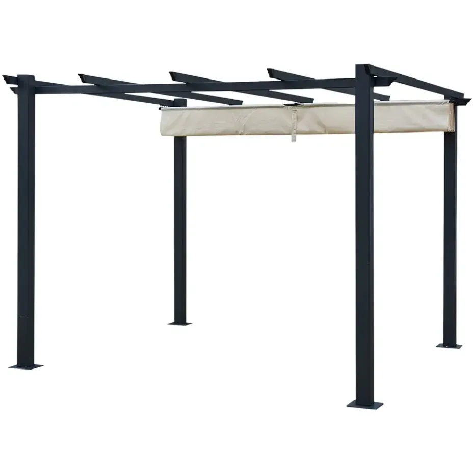 Happy Garden Pergola CASSIS - Beige - Aluminium