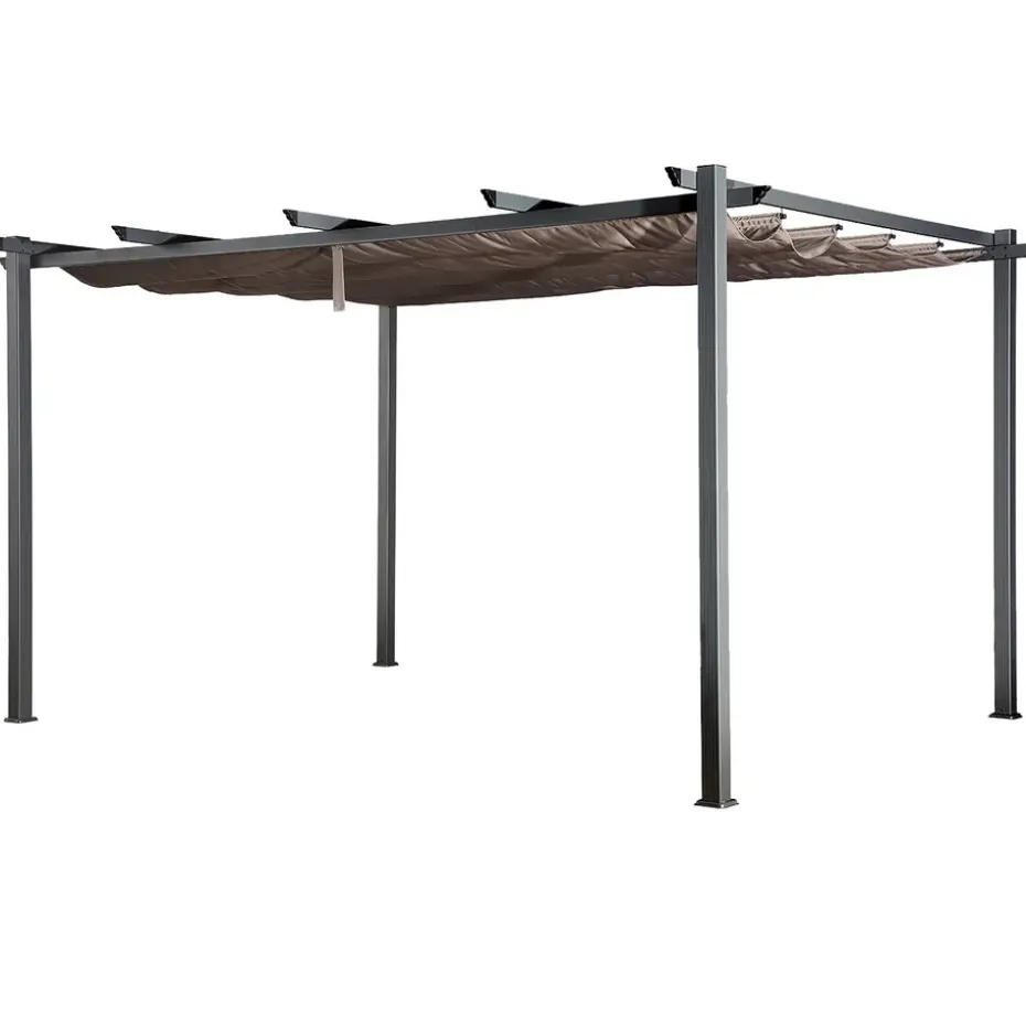 Happy Garden Pergola CASSIS - Bruin - Aluminium