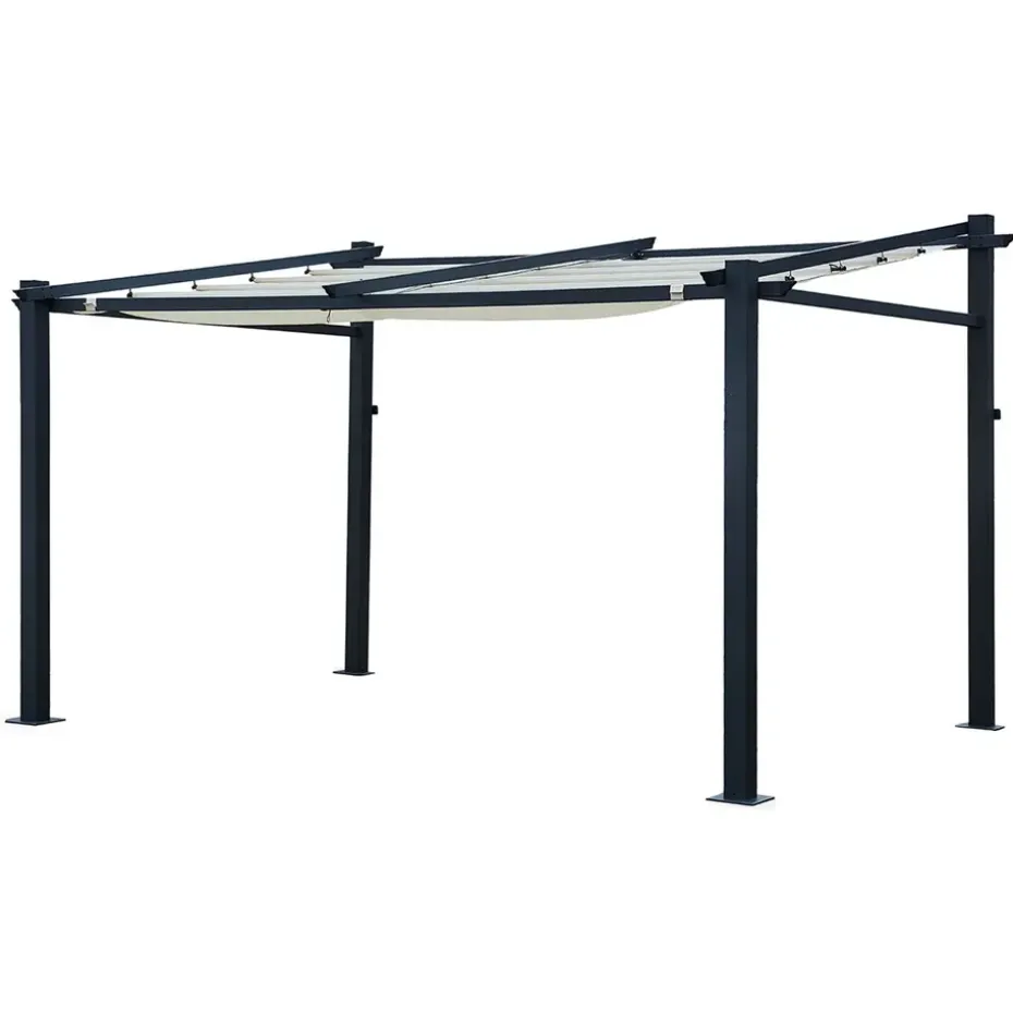 Happy Garden Pergola FRÉJUS - Beige - Aluminium
