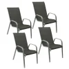 Happy Garden Stoel MARBELLA - Grijs - Aluminium