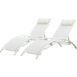 Happy Garden Transat GALAPAGOS - Wit - Aluminium