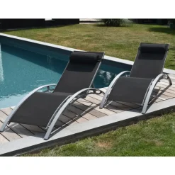 Happy Garden Transat GALAPAGOS - Zwart - Aluminium