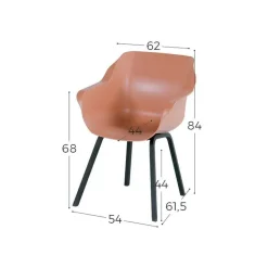 Hartman Sophie Element Terra/Rome brown 170 cm. tuinset - 5-delig