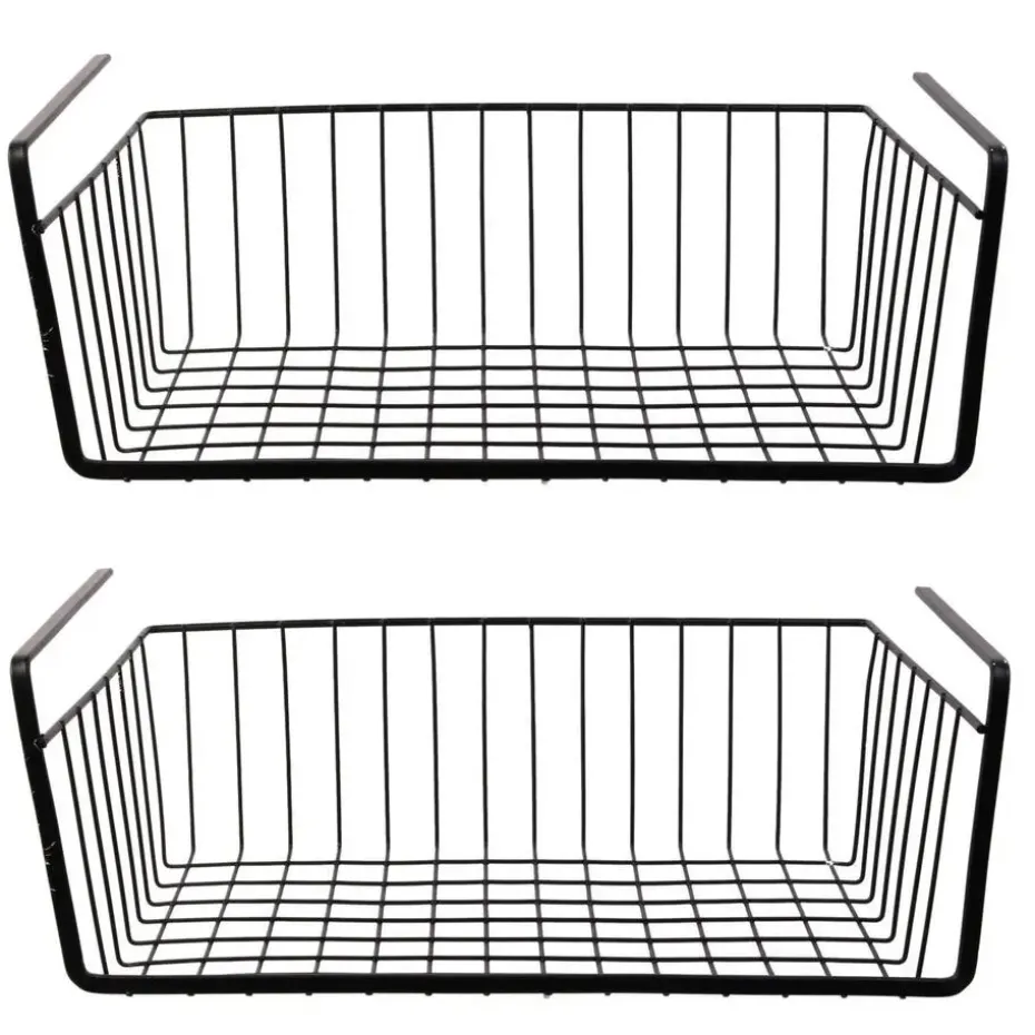 HDF Hangmand voor kast - metaal - 40 x 26 x 14 cm - zwart