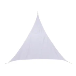 Hesperide Schaduwdoek Curacao - driehoekig - wit - 2 x 2 m