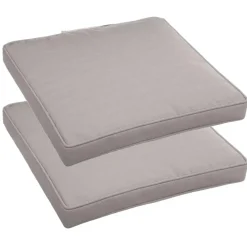 Hesperide Tuinstoelkussen - taupe - uv-bestendig - 40 x 4 cm