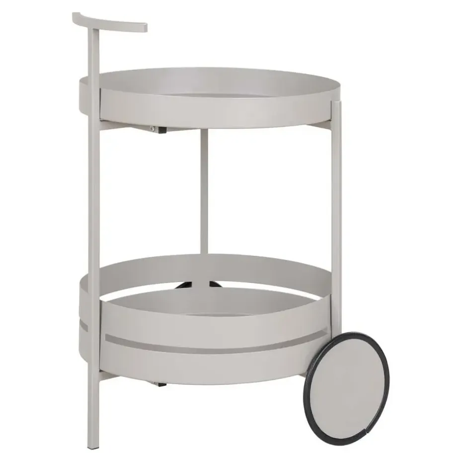 Hioshop Beja barwagen 2 planken grijs