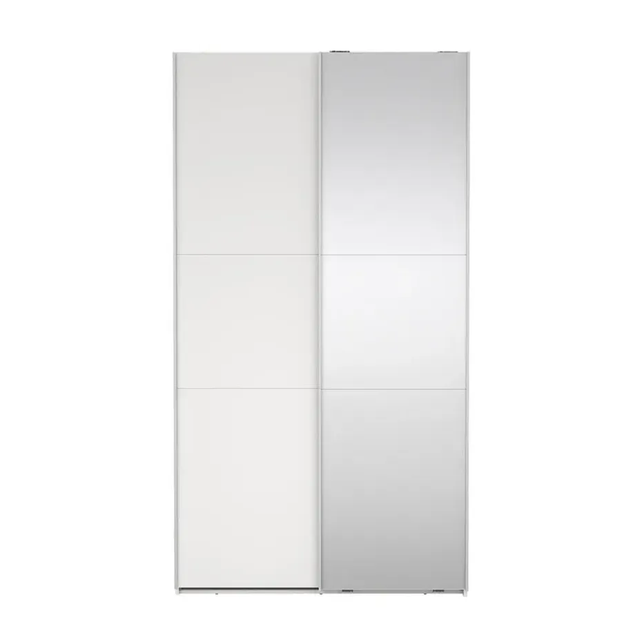 Hioshop Como schuifdeurkast 2 deuren 120x220cm wit