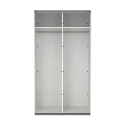 Hioshop Como schuifdeurkast 2 deuren 120x220cm wit