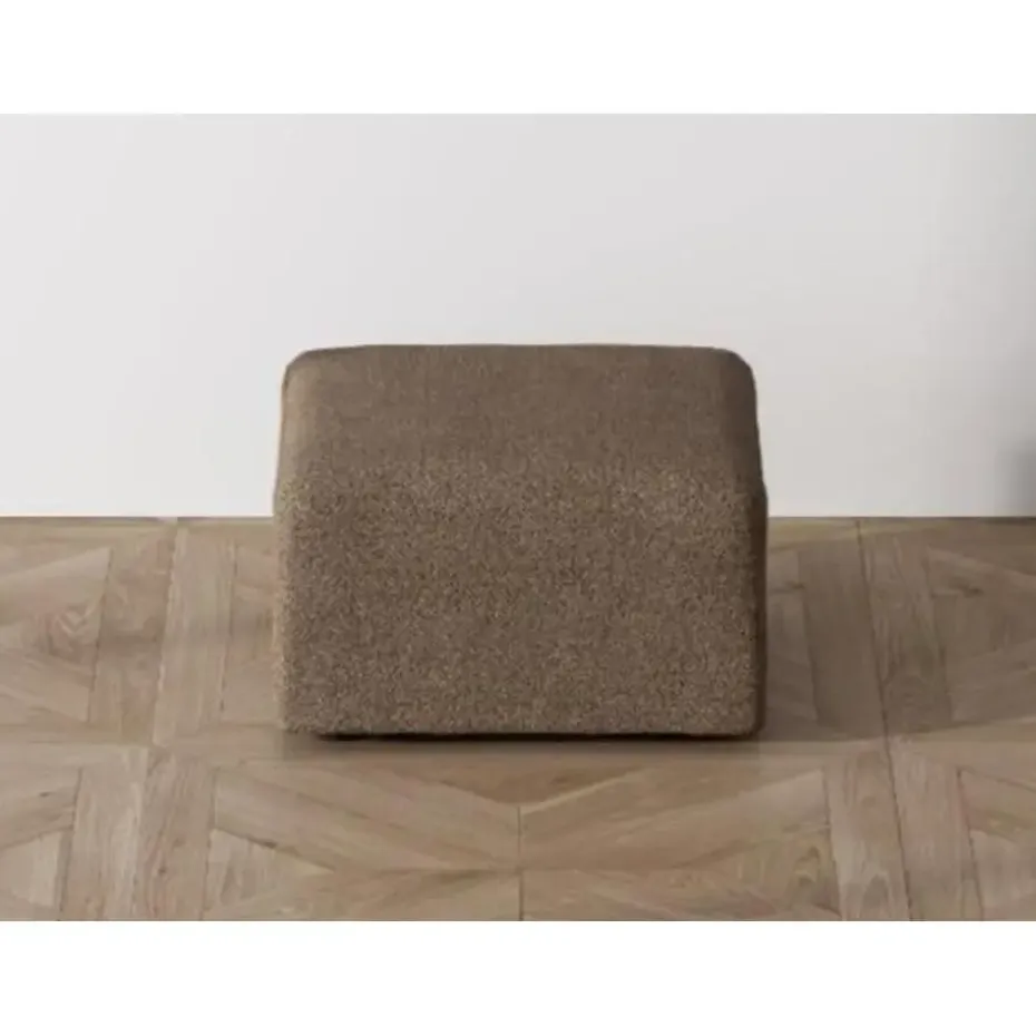 Hioshop Cubic poef bruin