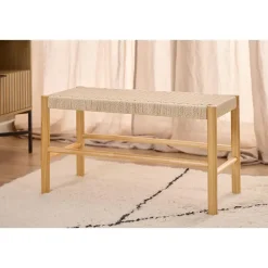 Hioshop Dublin bank hout wit