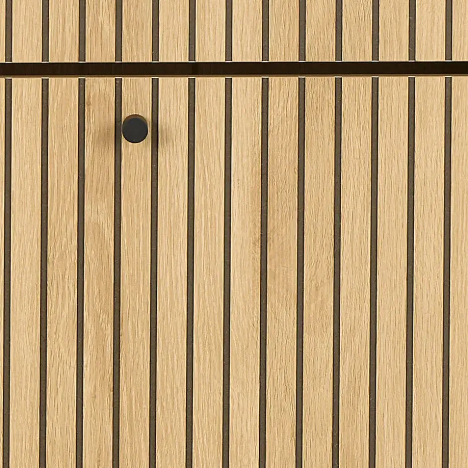 Hioshop Dylan schoenenkast 3 lades natuur