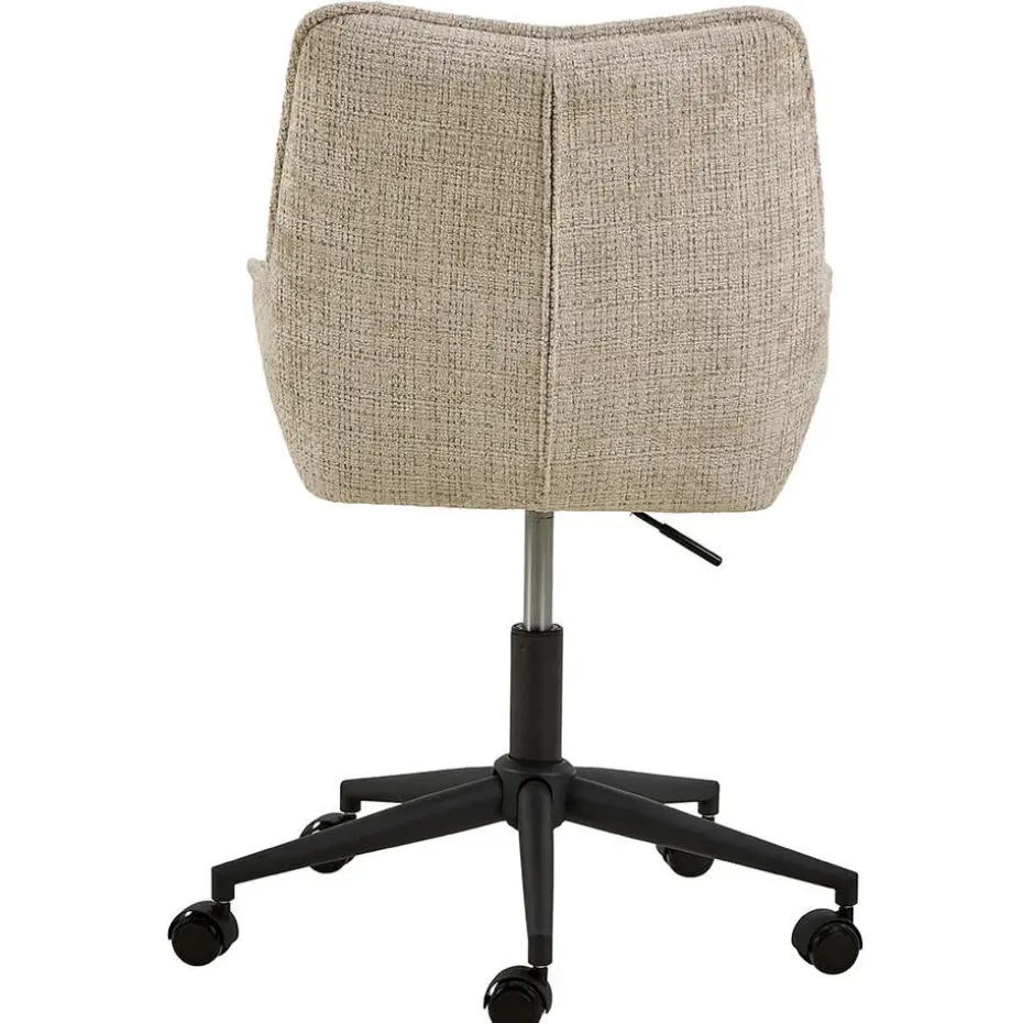 Hioshop Eddie kantoorstoel beige