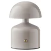 Hioshop Elida bureaulamp oplaadbaar grijs