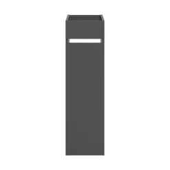 Hioshop Free badkamerkast 1 lade- 3 planken antraciet